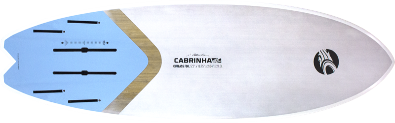 zadni strana cutlass surfboard cabrinha foil